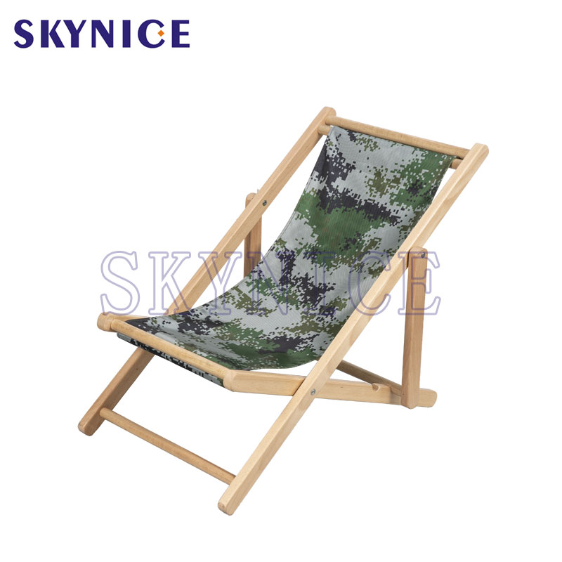 Kinder Holz Sling Lounge Chair