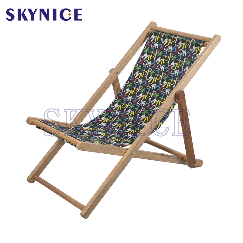 Holz gefalteter Sling Surfside Recliner