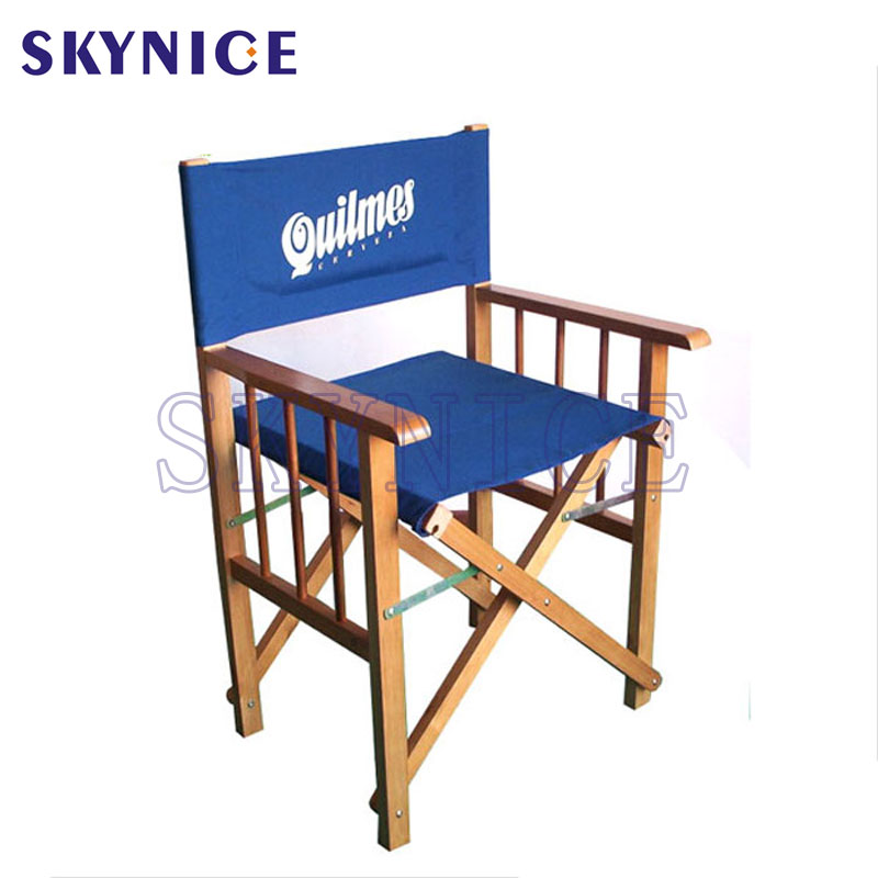 Hot Sale Custom Logo Faltbare Canvas Holz Director Chairs