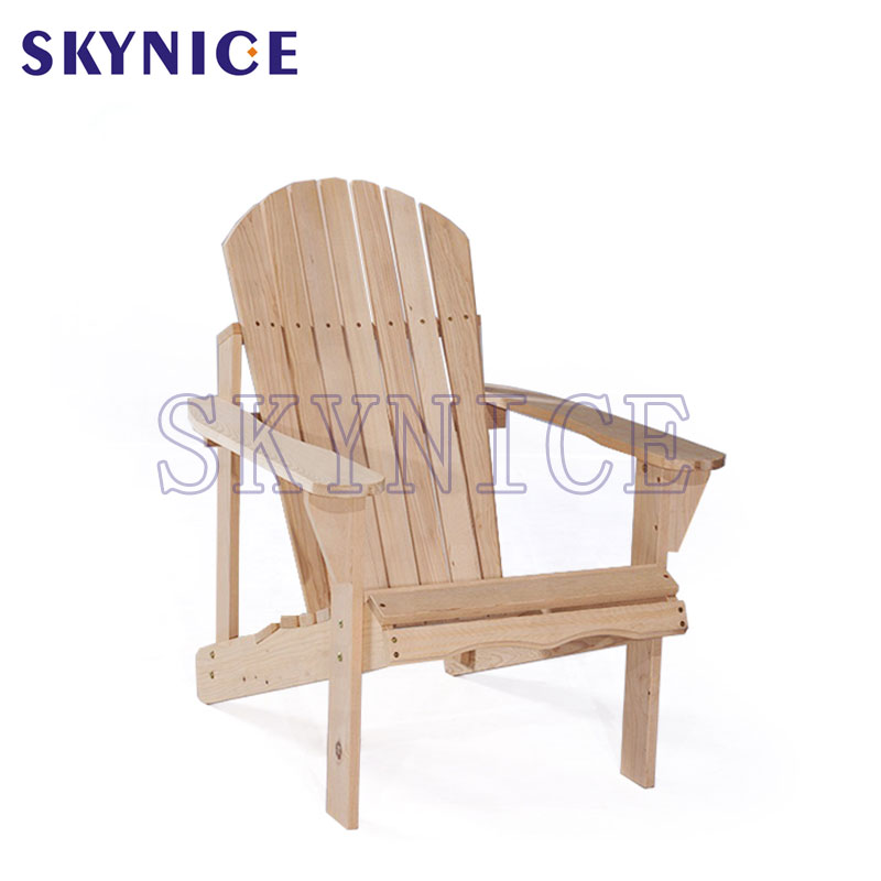 Outdoor Natürlicher Fir Wood Rocking Chair Patio Deck Frosch Chair